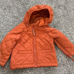 Cat & Jack Quilted Orange Jacket